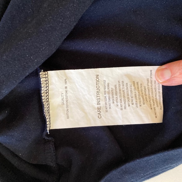 Yoshi Kondo Cotton T-shirt Navy Size M - Picture 8 of 10